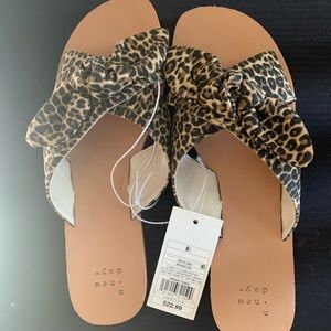 Cheetah Print Sandals!
